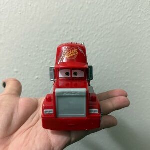 Disney Pixar Cars Mack Red Semi Truck Hauler Rusteze Plastic Vehicle